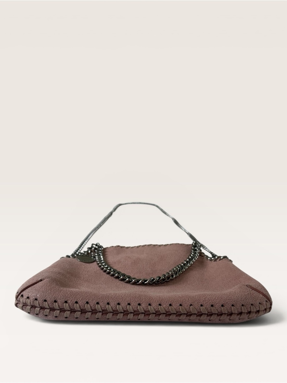 Stella McCartney Falabella Mini Fold Over Tote Pink Chain Crossbody - Picture 3 of 10